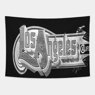 Vintage Los Angeles, CA Tapestry