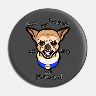 Are we Human? or are we Prancer! Pin