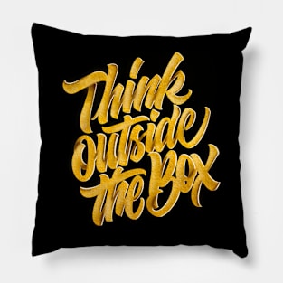 Think outside the box Pillow