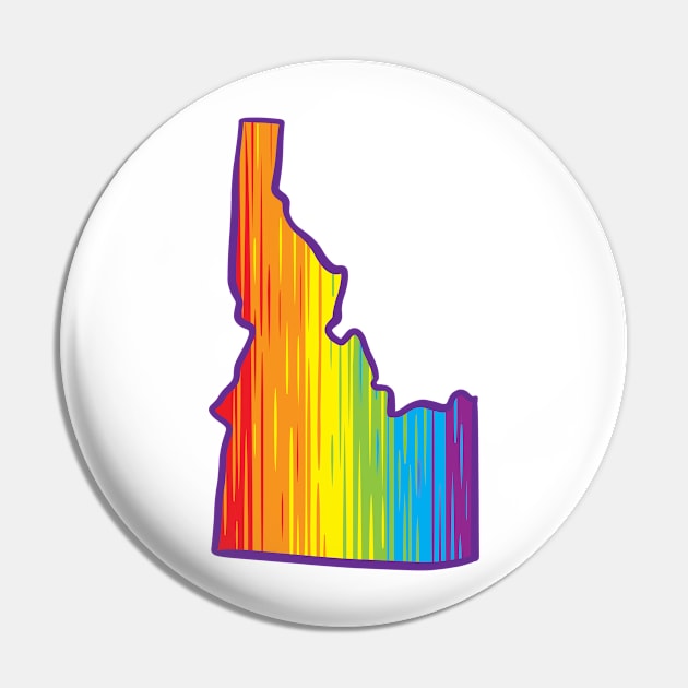 Idaho Pride Pin by Manfish Inc.