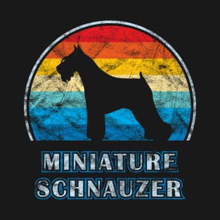 Miniature Schnauzer Vintage Design Dog T-Shirt