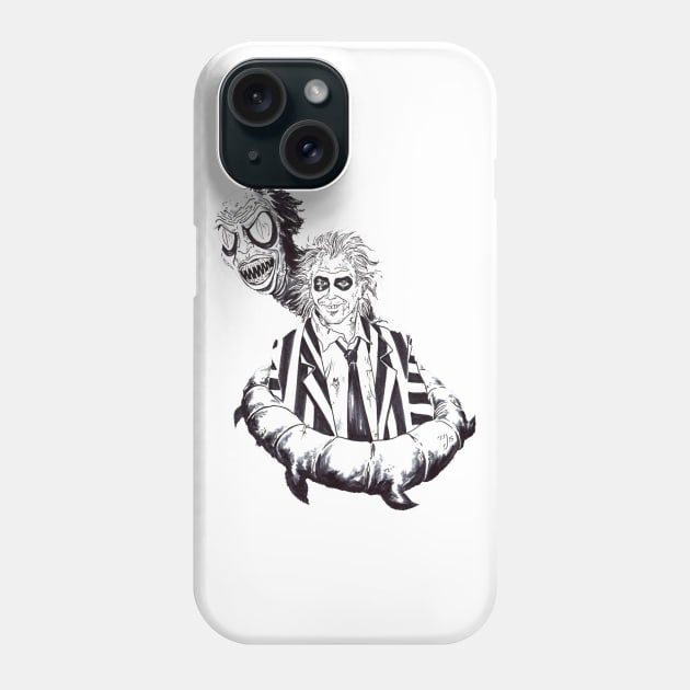 Beetlejuice Phone Case by MarcoDiLeonardo