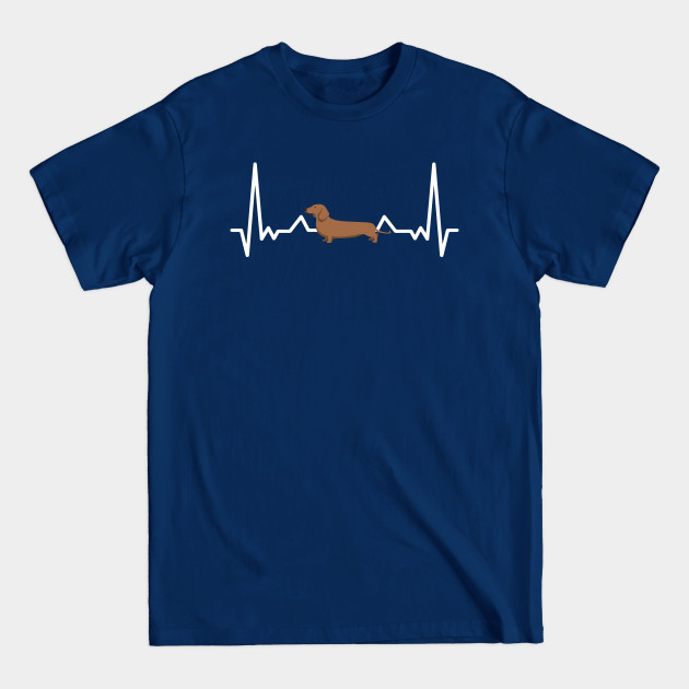 Discover Sausage Dog Dachshunds Heartbeat Gift - Sausage Dog - T-Shirt