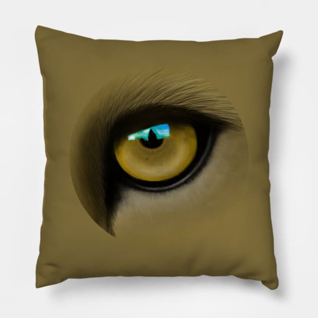 Eye of the Lion T-Shirt Mug Apparel Hoodies Sticker Gift Pillow by Apparel Artistry