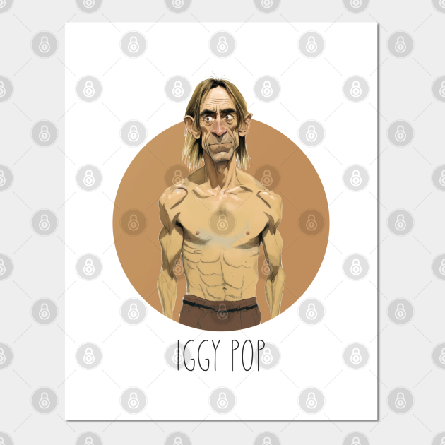 Iggy Pop Illustration Style Design - Iggy Pop - Posters and Art Prints | TeePublic Iggy Pop Illustration Style Design - Iggy Pop - Posters and Art Prints | TeePublic