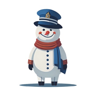 Police snowman T-Shirt