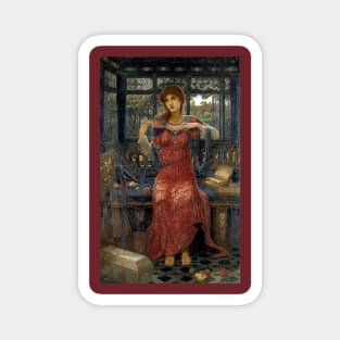 Oh Swallow, Swallow - John Melhuish Strudwick Magnet