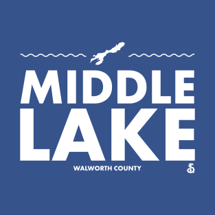 Walworth County, Wisconsin - Middle Lake T-Shirt