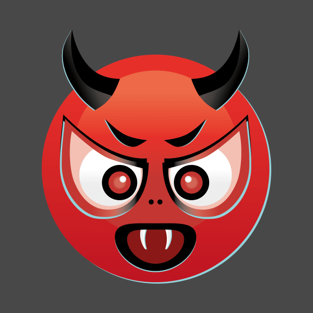 Devil Emoji by HelenDesigns