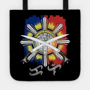 Philippine Flag Sun/Ginunting sword/Baybayin word Kali Tote