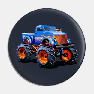 Cartoon Monster Truck Pin