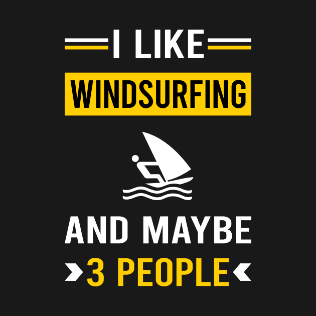 3 People Windsurfing Windsurf Windsurfer by Good Day