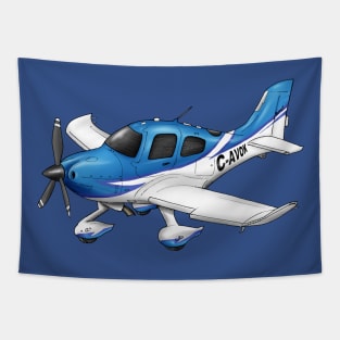 Cirrus CAVOK Model Hand drawn SR22 Tapestry