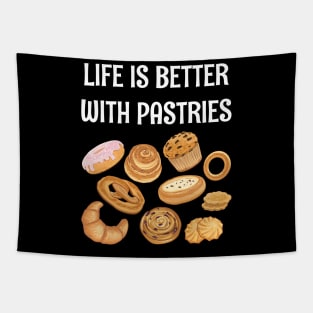 LIFE IS BETTER WITH PASTRIES Tapestry