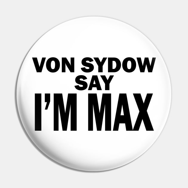 Max Von Sydow - FGTH Style Pin by RetroZest