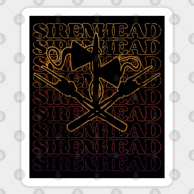 Siren Head Horror stic | Sticker