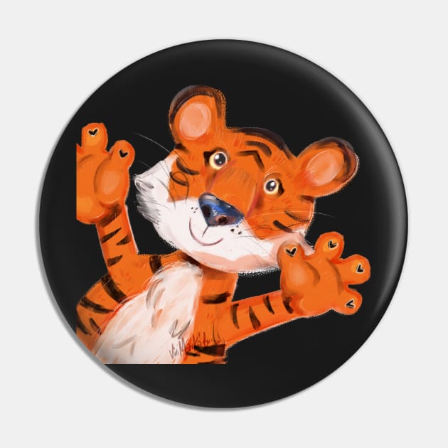 Happy tiger says hi Pin by markatos