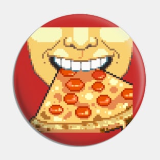 8 Bit Foodie (pizza) Pin