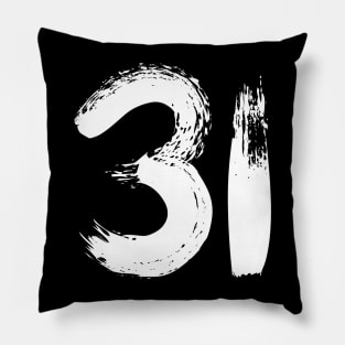 Number 31 Pillow