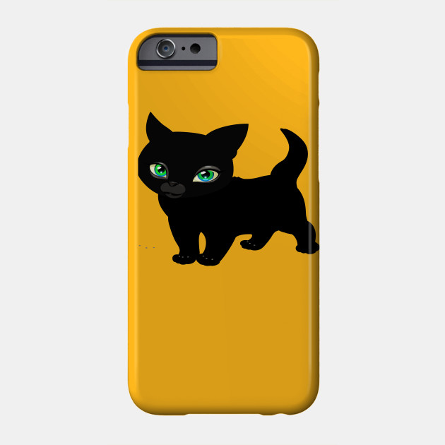 Cute Black Cat Cat Phone Case Teepublic
