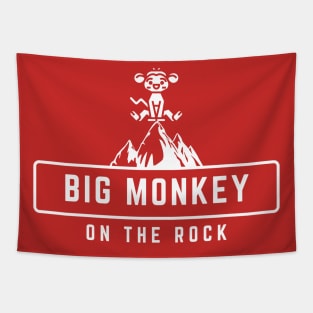 Big Monkey On The Rock Tapestry