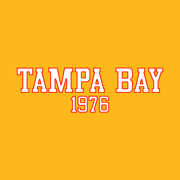 Tampa Bay 1976 - 1976 - T-Shirt | TeePublic