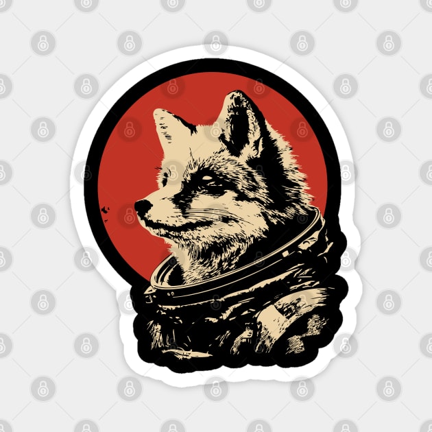 Sly Fox Astronaut in Space Magnet by TuncGK