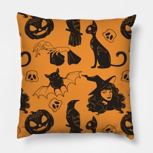 Vintage Halloween Cool Pillow