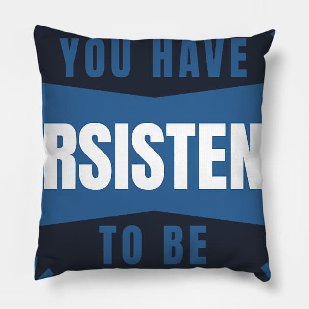 Be in the Fight - Persistence Pillow by Live Life Motivated