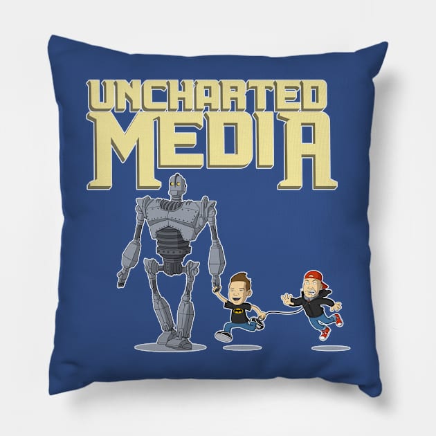 Iron Giant Uncharted Media Pillow by Uncharted Media