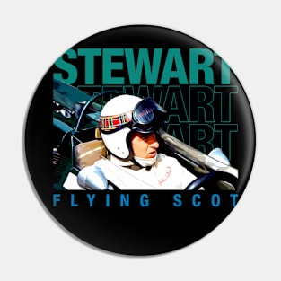 Jackie Stewart Flying Scot Legend Pin