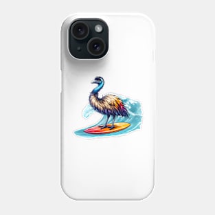 Emu Surfing Phone Case