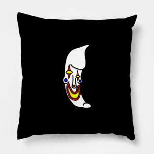 Clown Moon Man Pillow