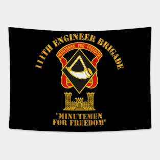 111th Engineer Brigade DUI - MINUTEMEN FOR FREEDOM Tapestry
