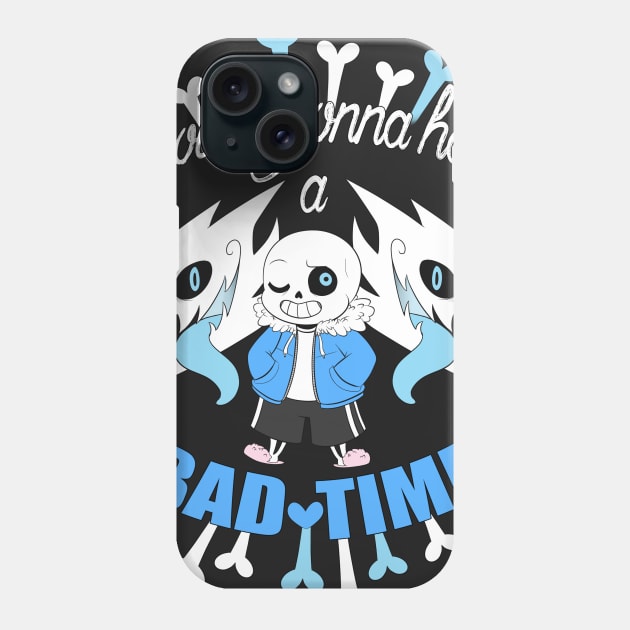 Bad Time Phone Case by Menteymenta