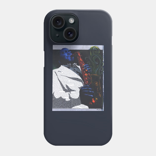 Charlie Parker "Bird" Phone Case by todd_stahl_art