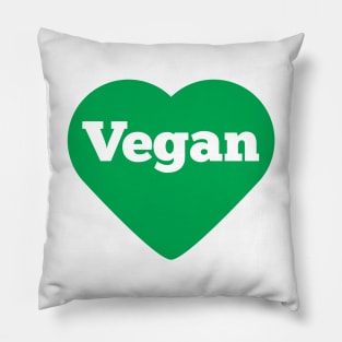 Vegan Heart T-Shirt Pillow