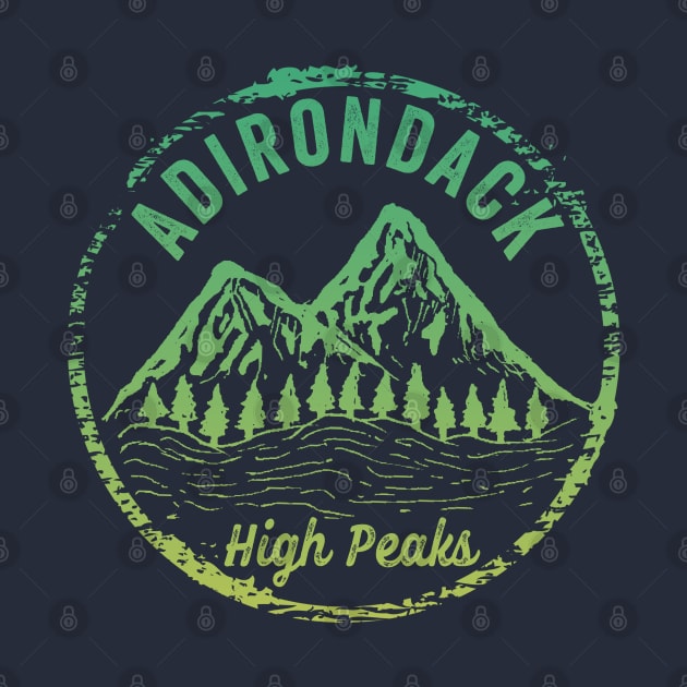 Adirondack Mountains New York High Peaks Hikers by Pine Hill Goods