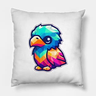 rainbow eagle Pillow