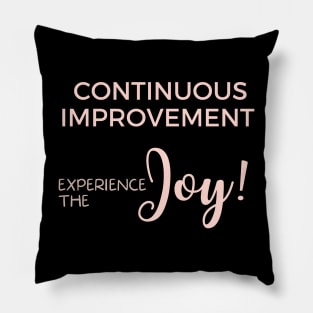 Continuous Improvement Pillow