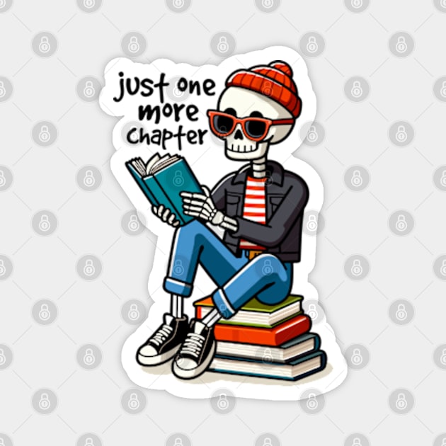 Just One More Chapter Magnet by elegantelite