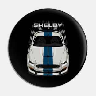 Ford Mustang Shelby GT350 2015 - 2020 - Heritage Edition - Wimbledon White - Guardsman Blue Stripe Pin