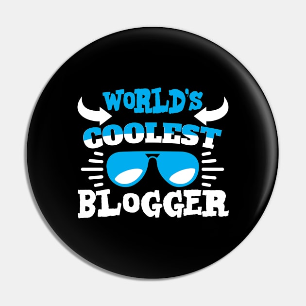 World´s Coolest Blogger Pin by Schimmi