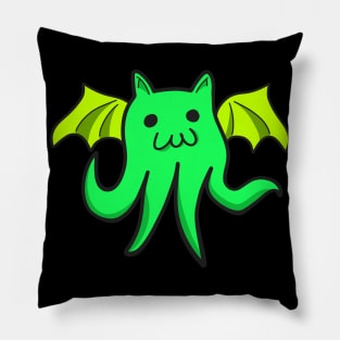 Cathulu Cute Kawaii Cthulhu Cat Pillow