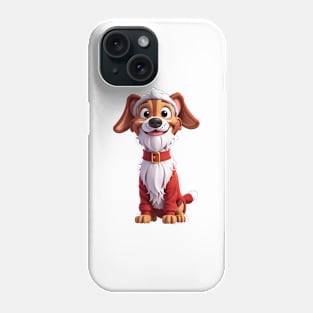 Santa puppy | Christmas dog Phone Case