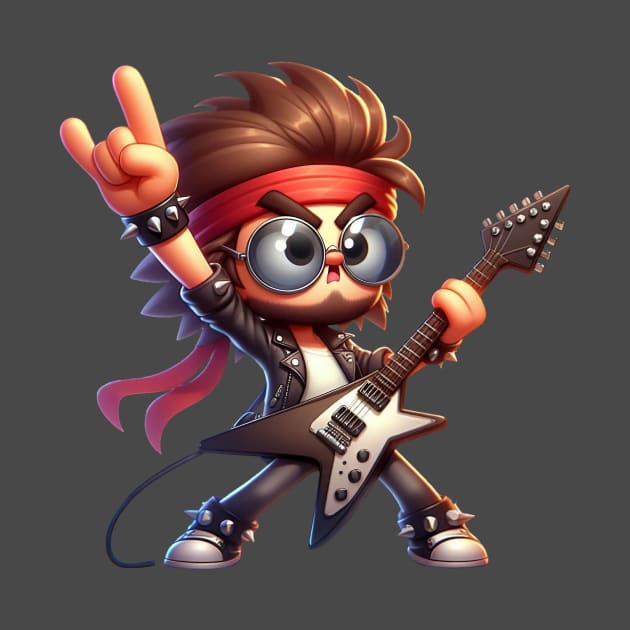 Cute Rockstar Illustration by Dmytro