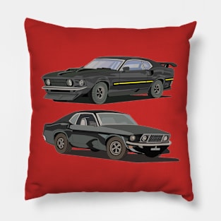 Muscle car Pillow