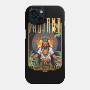 Native american indian chief Phone Case