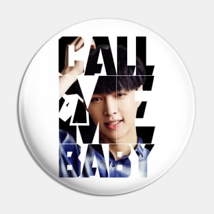 EXO Lay Call Me Baby Typography Pin