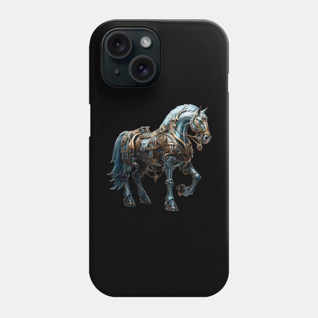 Steampunk Horse Animals Phone Case by DesingHeven